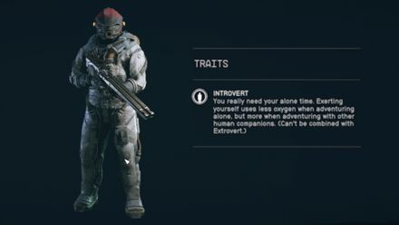 Starfield - Start with the Introvert Trait