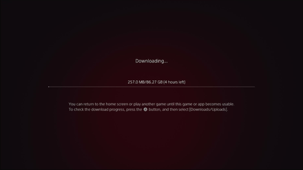 Spider-Man 2 - Preload screen