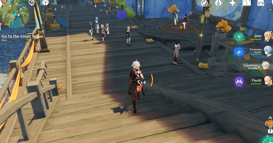 Genshin - Head to the Event Venue in Stone Gate