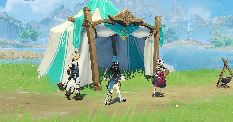 Genshin - Head Back to Camp and Speak with Noelle