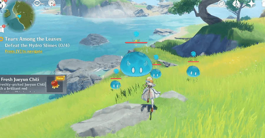 Genshin - Defeat the Slimes