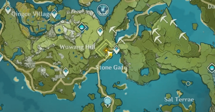 Genshin - Tears Among the Leaves Quest Location