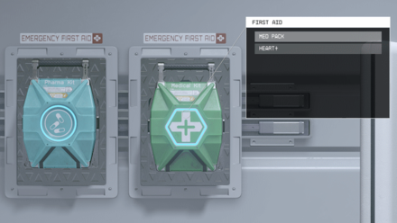 Starfield - Obtain Healing Items from Vendors or Medical Containers