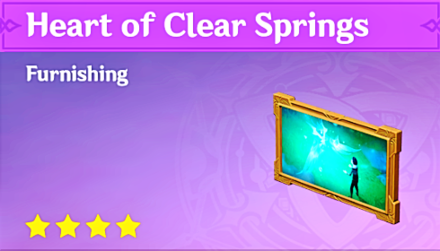 Genshin Impact - How to Get Heart of Clear Springs Furnishing