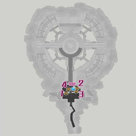 Honkai Star Rail - Old Weapon Testing Ground F2 Treasure Chest Map