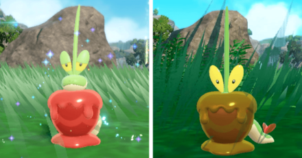 Pokemon Scarlet and Violet - Shiny and Regular Dipplin