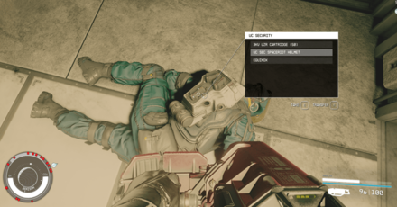 Starfield - Loot from UC Security