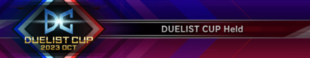Master Duel - October 2023 Duelist Cup Begins