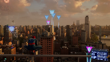 Spider-Man 2 PS5  - markers appear after scan