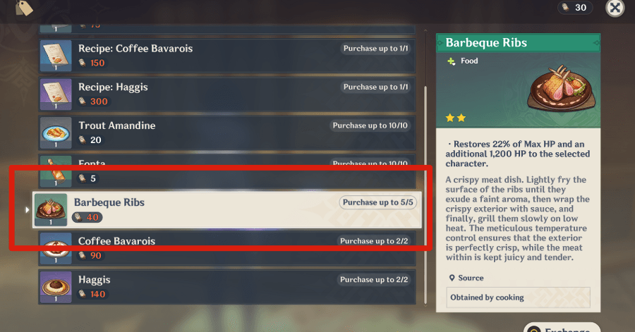 Genshin - Get 5 Copies from Wolsey