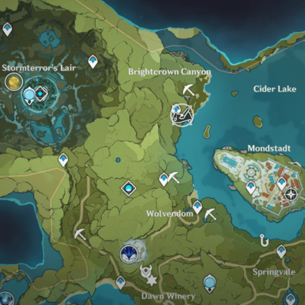 Genshin - Truth Through Painting - Gazing Into the Distance Location