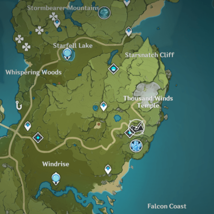 Genshin - Truth Through Painting - Mondstadt Scenery Location