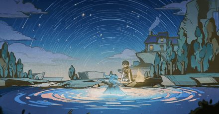 Genshin - Heart of Clear Springs in Waterborne Poetry Event. mode:original