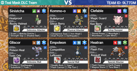 Pokemon SV - Teal Mask Singles Rental