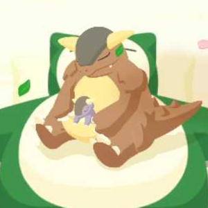 Pokemon Sleep - Atop-Belly Sleep