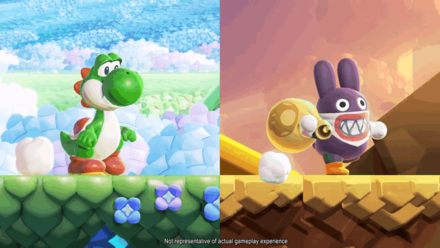 Super Mario Bros Wonder - Yoshi and Nabbit