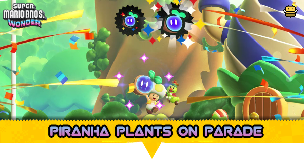 Super Mario Wonder - Piranha Plants on Parade