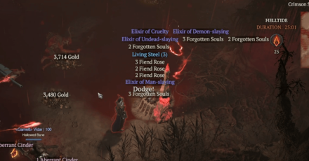 Diablo 4 - Living Steel Drop
