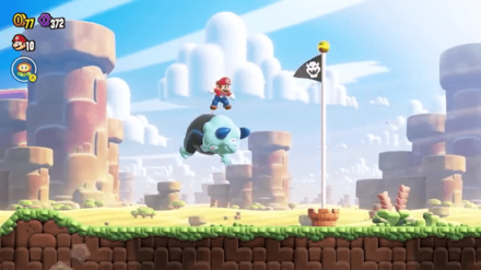 Super Mario Wonder - Bulrush Ground Goal