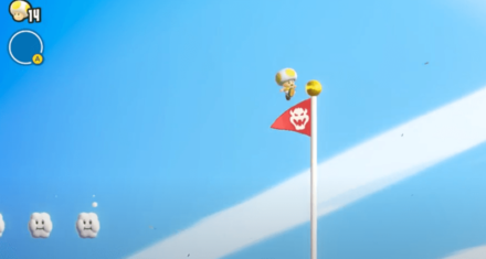 Super Mario Wonder - Cloud Goal