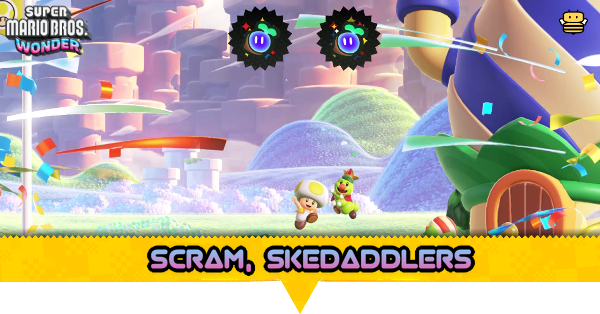 Super Mario Wonder - Scram Skedaddlers