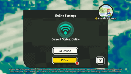Super Mario Bros Wonder - Online Status