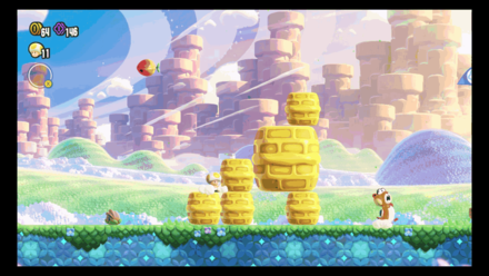 Super Mario Wonder - Jump Before Skedaddler Breaks Blocks