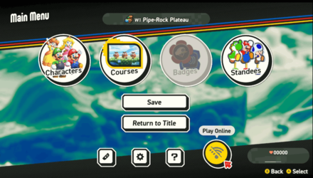 Super Mario Bros Wonder - Connect Online from the Main Menu