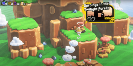 Super Mario Wonder - Compplete Sproings in the Twilight Forest