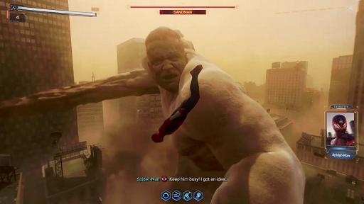 Spiderman 2 PS5 - web-strike Sandman