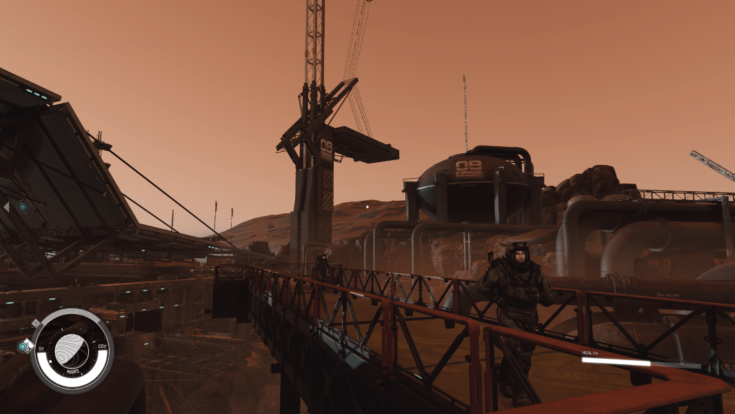 Starfield - Face of Mars Hill and Crane