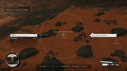 Starfield - Cydonia Snow Globe Ship Distance