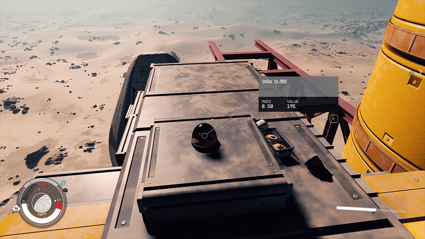 Starfield - NASA Rocket Snow Globe