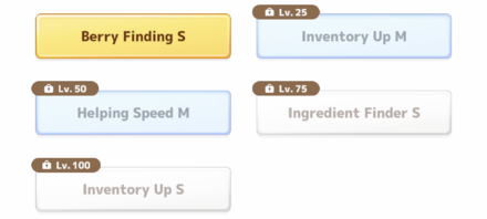 Pokemon Sleep - Sub Skills