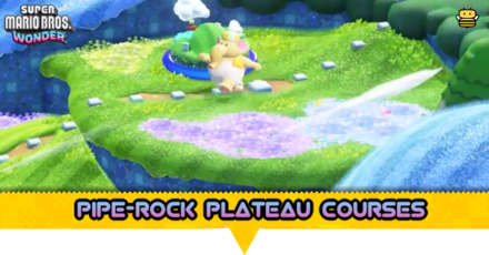 Super Mario Bros Wonder - Pipe-Rock Plateau -World 1