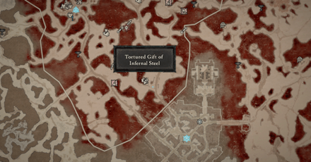 Diablo 4 - Fractured Peaks Living Steel Chest #1 Map