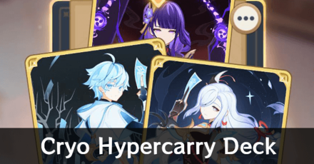Genshin - Cryo Hypercarry Deck