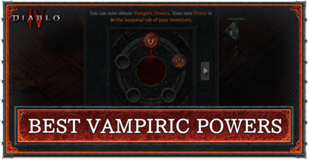 Best Vampiric Powers