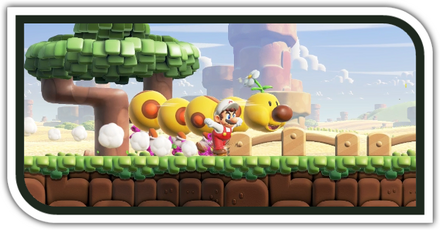 Super Mario Wonder - Wiggler Race Mountaineering