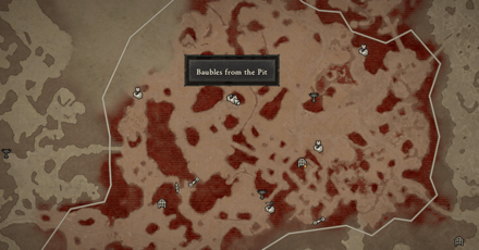 Diablo 4 - Hawezar Living Steel Chest #3 Map