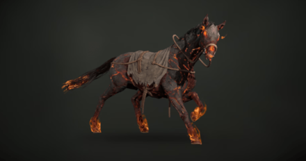 Smouldering Brimstone Mount