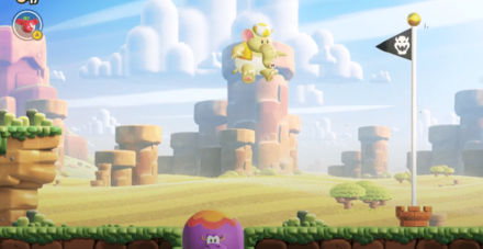 Super Mario Wonder - Top of the Goal