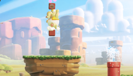 Super Mario Wonder - Hidden Peach Block