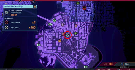 Spiderman 2 PS5 - Find Grandpa map view