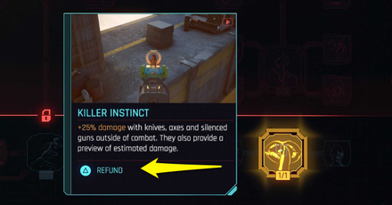 Cyperpunk 2077 Phantom Liberty - Refund Perks Respec