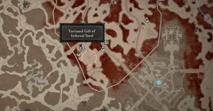 Diablo 4 - Fractured Peaks Living Steel Chest #3 Map