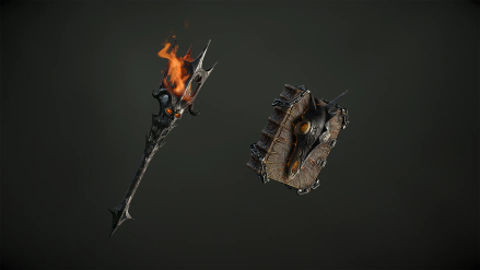 Skull Torch and Fell Steed Mount Trophies