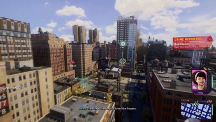 Spiderman 2 PS5 - Little Tokyo: Plant Science in-game view