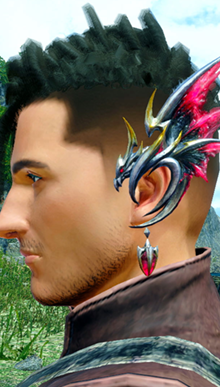 Blood Earring Layered Armor Piece (Hunter)