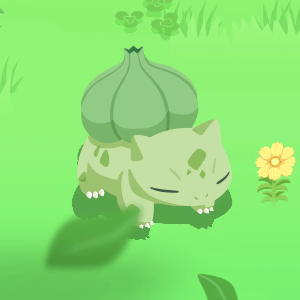 Shiny Bulbasaur 2 - Sturdy Sleep